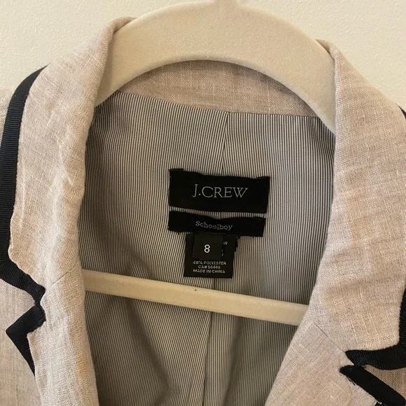 J Crew 100% linen blazer - Picture 3 of 8